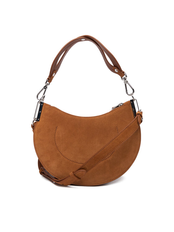 Coccinelle Coccinelle Ročna torba QKG Coccinellesunup Suede E1 QKG 13 03 01 Rjava