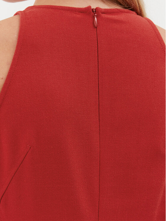 IVY OAK IVY OAK Abito da cocktail Nicolette IO1123F7585 Rosso Regular Fit