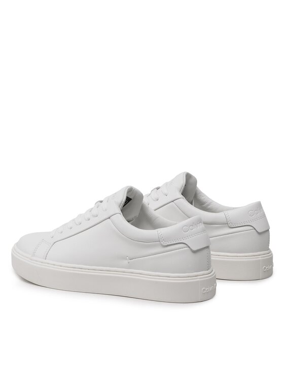Calvin Klein Calvin Klein Αθλητικά Low Top Lace Up Lth Sm HM0HM01018 Λευκό