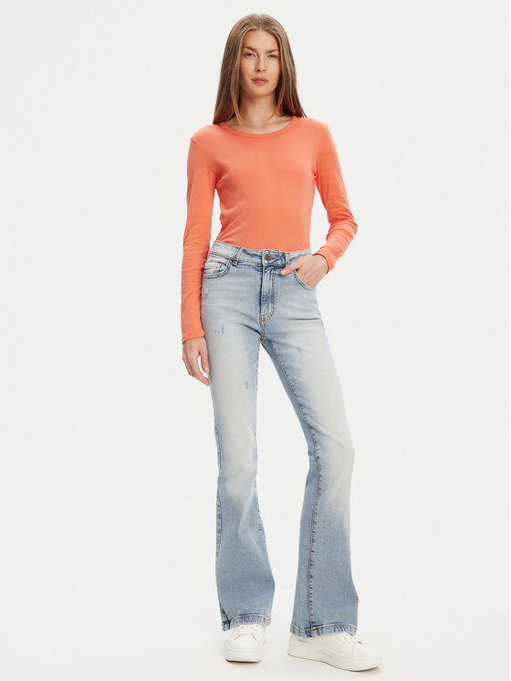 United Colors Of Benetton United Colors Of Benetton Jeans hlače 4OTADE00F Modra Flare Fit