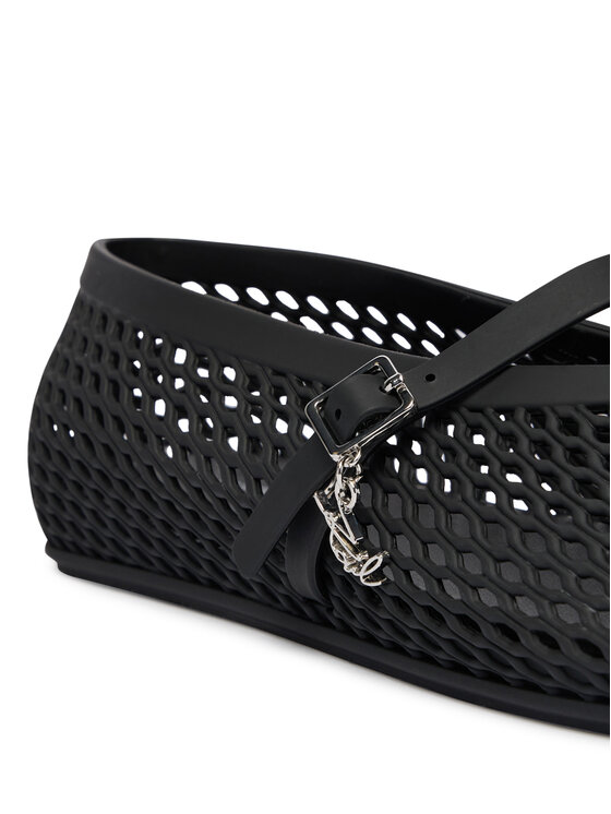KARL LAGERFELD KARL LAGERFELD Μπαλαρίνες Jelly Ballet KL80035 Μαύρο