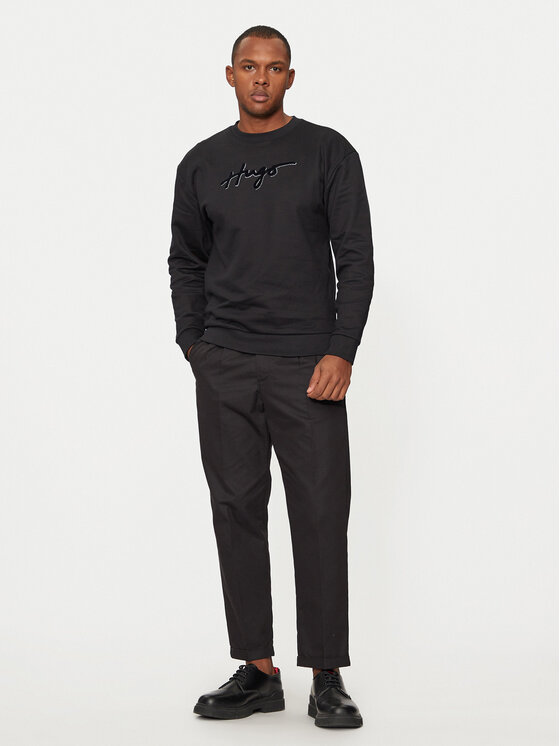HUGO Hugo Bluza Easy 50528579 Czarny Regular Fit