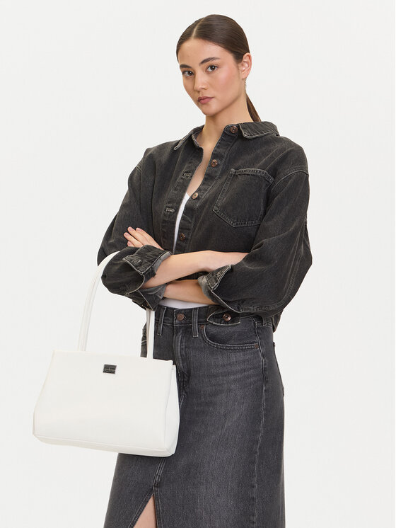 Tommy Jeans Tommy Jeans Torbica Tjw American Cool Med Tote AW0AW17297 Bijela