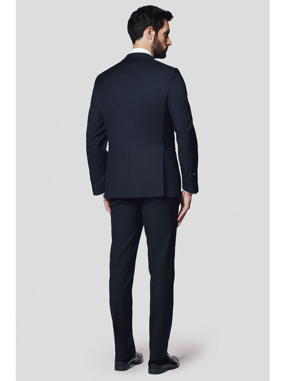 Lancerto Lancerto Garnitur Arlington GA001124000008 Granatowy Slim Fit