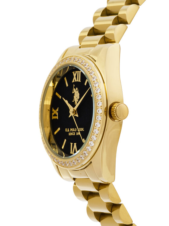 U.S. Polo Assn. U.S. Polo Assn. Laikrodis Melanie USP8464BK Auksinė