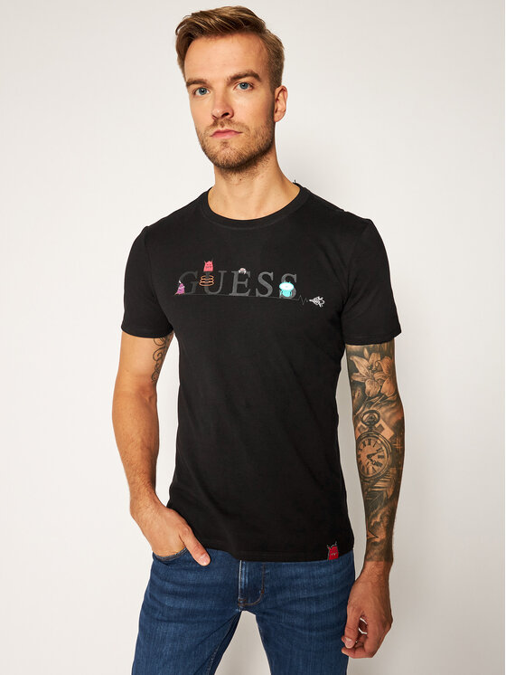 guess t shirt slim fit 
