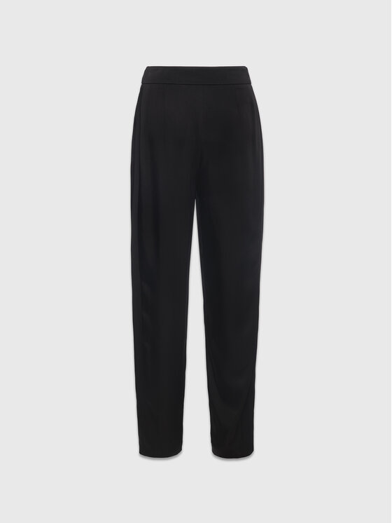 La Mania La Mania Spodnie garniturowe ALLURE Czarny Classic Fit