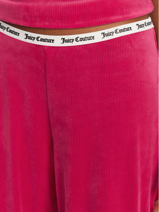 Juicy Couture Juicy Couture Pyžamové kalhoty Vicky JCLAS125504 Růžová Flare Fit
