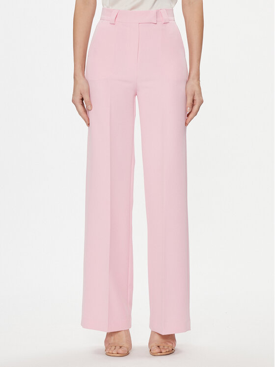 Maryley Maryley Παντελόνι υφασμάτινο 24EB515/43OR Ροζ Relaxed Fit