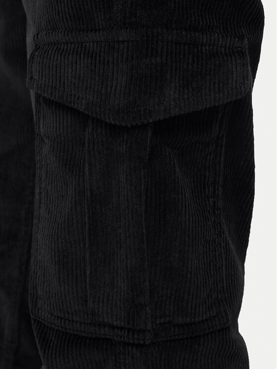 Jack & Jones Junior Jack & Jones Junior Kalhoty z materiálu Kane 12258392 Černá Relaxed Fit
