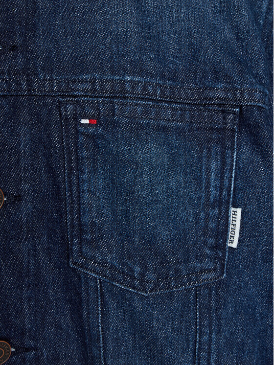 Tommy Hilfiger Tommy Hilfiger Τζιν μπουφάν Oversized Trucker Bleach KB0KB08135 Μπλε Regular Fit