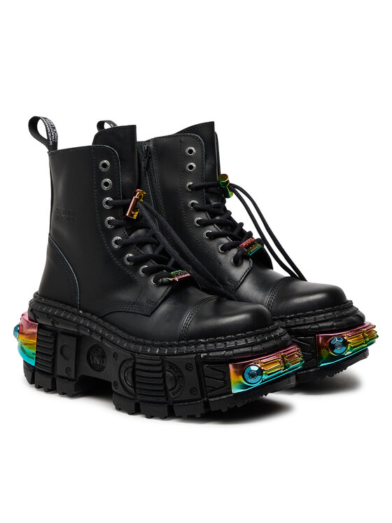 NEW ROCK NEW ROCK Bocanci M-WALL083CCT-S8 Negru