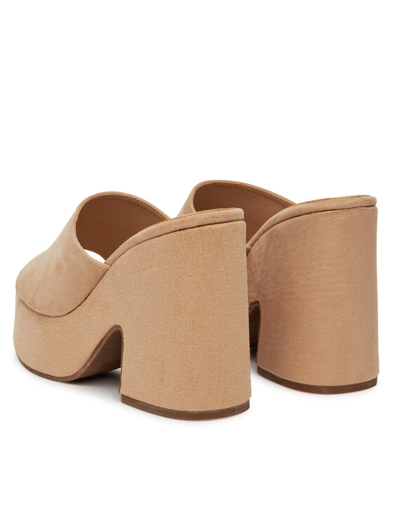 DeeZee DeeZee Klapki E8341-1 Beżowy