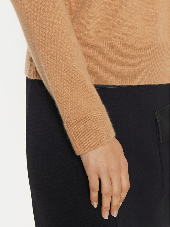 Liu Jo Liu Jo Rollkragenpullover WF4435 MS009 Braun Regular Fit