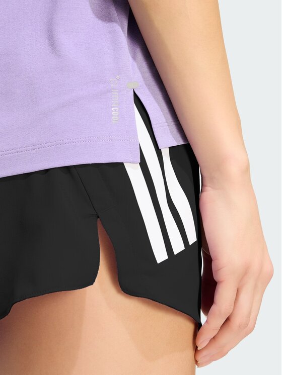 adidas adidas Koszulka techniczna 158728 Fioletowy Regular Fit