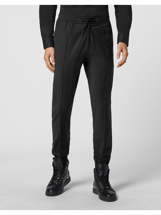 PHILIPP PLEIN PHILIPP PLEIN Spodnie dresowe 8971 Czarny Jogger Fit