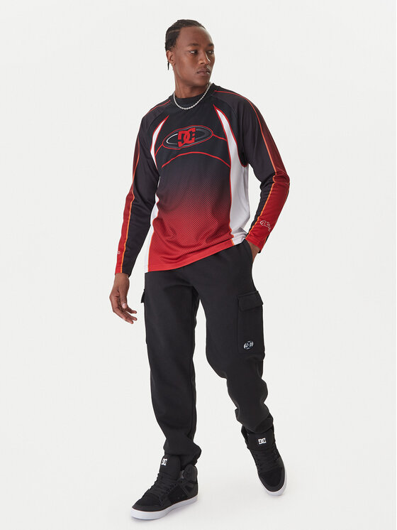 DC DC Longsleeve Sylem EDYKT03539 Schwarz Regular Fit