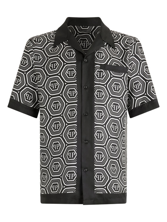 PHILIPP PLEIN PHILIPP PLEIN Koszula 30485 Czarny Regular Fit