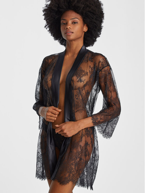 Aubade Aubade Kimono RZ65 Czarny Regular Fit