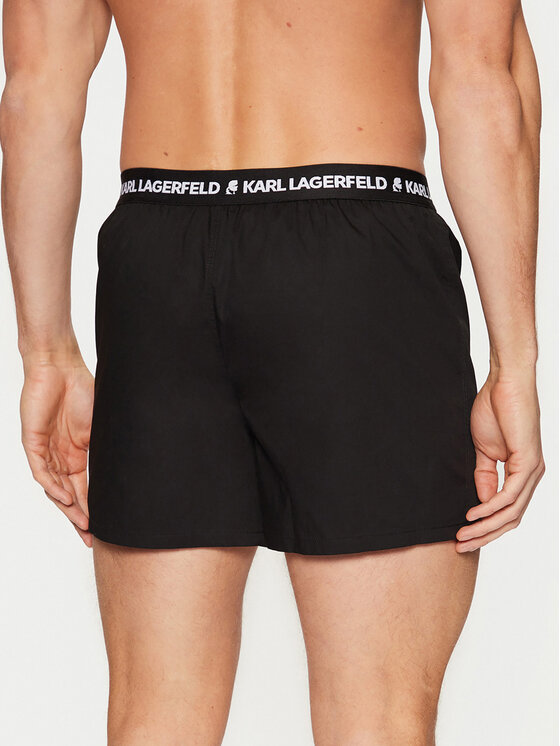 KARL LAGERFELD KARL LAGERFELD Sada 3 kusů boxerek 221M2134 Černá
