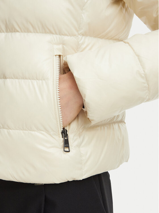 Tommy Hilfiger Tommy Hilfiger Daunenjacke WW0WW51516 Creme Slim Fit