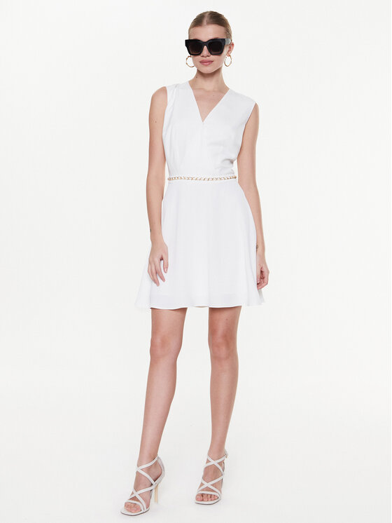 Marciano Guess Marciano Guess Vsakodnevna obleka Nausica 3GGK33 9630Z Bela Regular Fit
