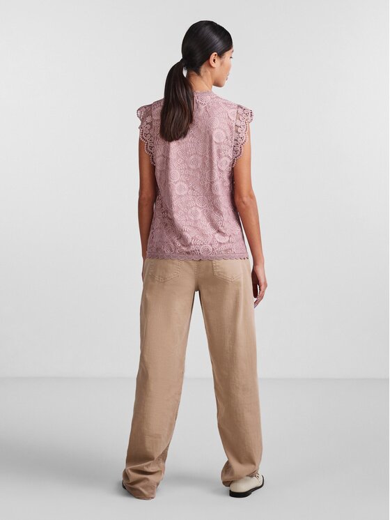 Pieces Pieces Bluza 17120454 Roza Regular Fit