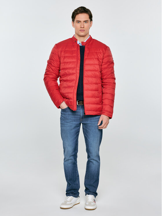 BIG STAR BIG STAR Kurtka zimowa KAMILOS Czerwony Basic Fit
