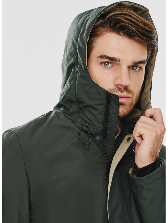 Pako Lorente Pako Lorente Kurtka puchowa P24WF-5X-008 Zielony Classic Fit