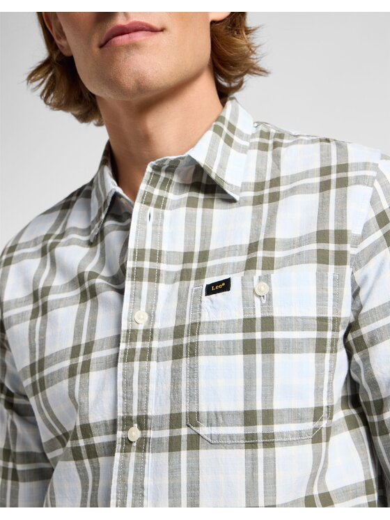 Lee Lee Koszula SURE SHIRT Biały Regular Fit