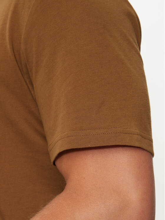 Lee Lee Тишърт 112355564 Кафяв Regular Fit