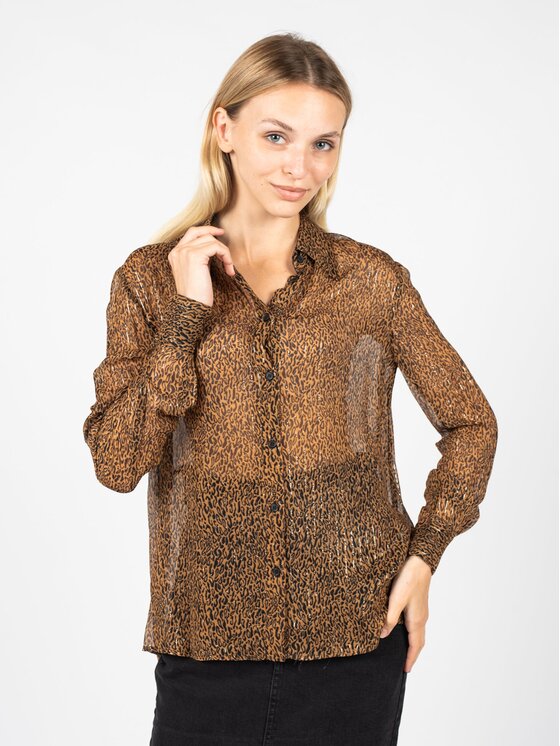 PINKO PINKO Koszula 1N13D4 Y89X | Smorzare Camicia Czarny Regular Fit