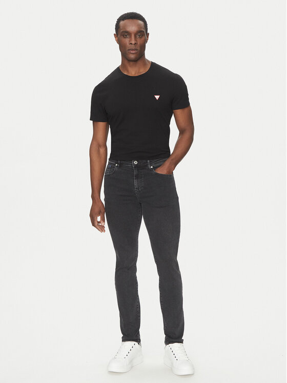 Karl Lagerfeld Jeans Karl Lagerfeld Jeans Traperice A1M10096 Crna Slim Fit