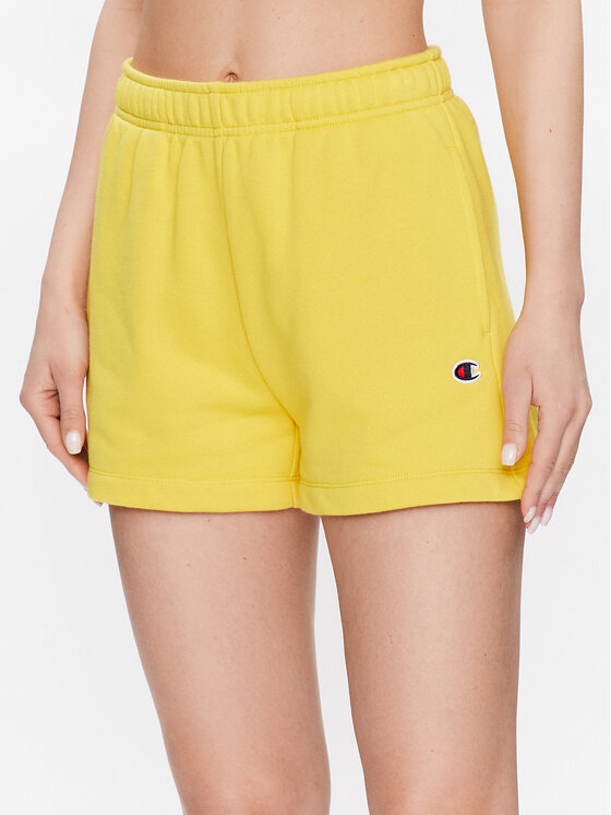 Pantaloncini sportivi 116053 Giallo Regular Fit