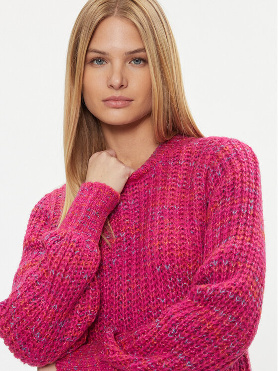 Fransa Fransa Džemper 20612708 Ružičasta Regular Fit