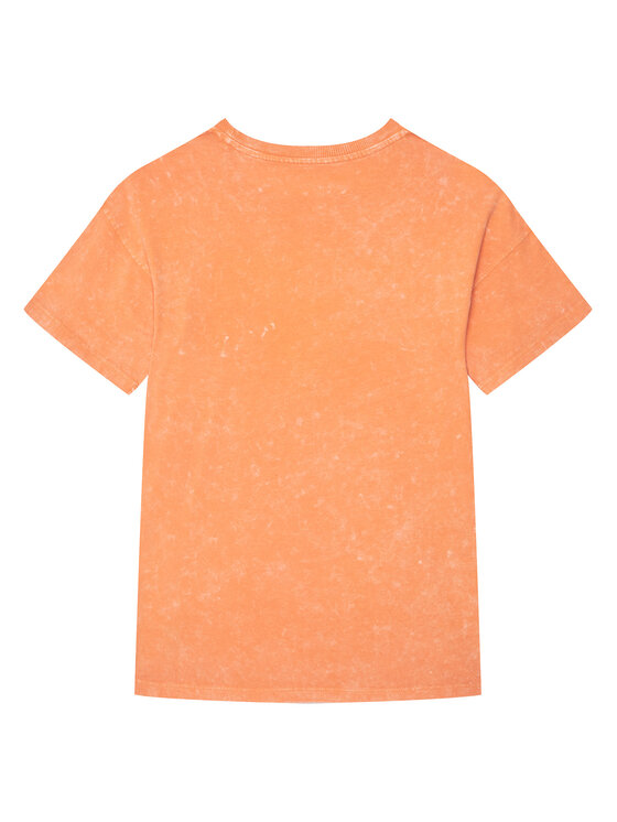Guess Guess Tričko L6GI18 K8HM4 Oranžová Relaxed Fit