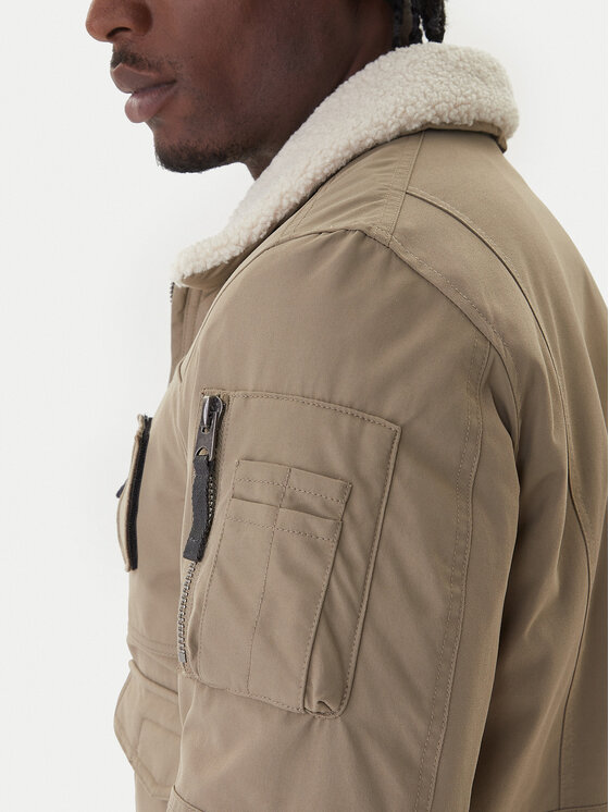 Aeronautica Militare Aeronautica Militare Bomber 252AB3024UCT03151 Kaki Regular Fit