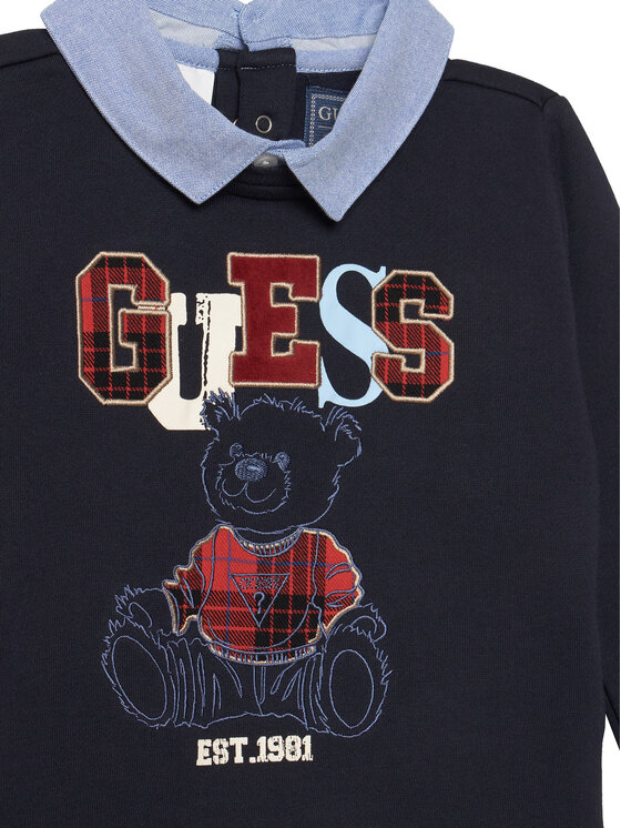 Guess Guess Komplet dziecięcy N6BG01 K6105 Granatowy Regular Fit