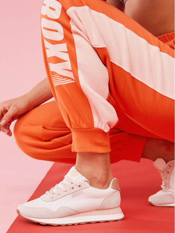 Roxy Roxy Teplákové kalhoty Ess Nrj Cbk Jog Otlr ERJFB03366 Oranžová Regular Fit