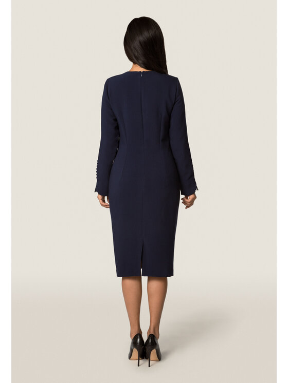 QUIOSQUE QUIOSQUE Šaty FANY DRESS Tmavomodrá Regular Fit