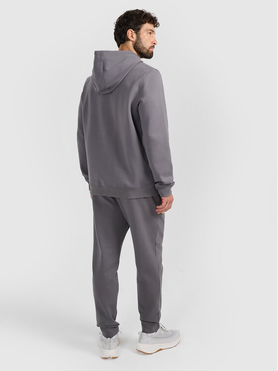 4F 4F Spodnie dresowe SIMPLE UTILITY Szary ciemny Regular Fit