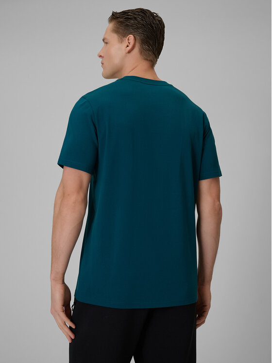 4F 4F T-Shirt COMMERCIAL 12 Turkusowy Regular Fit