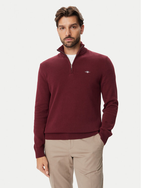 Gant Gant Kampsun 8030170 Bordoopunane Regular Fit