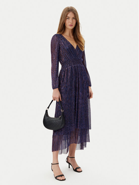 Pepe Jeans Pepe Jeans Vsakodnevna obleka Althea PL953637 Vijolična Regular Fit