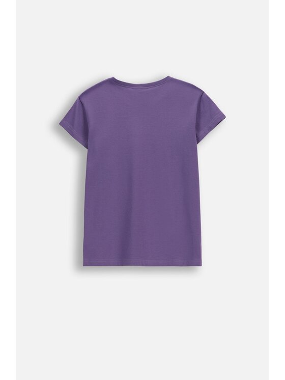 Coccodrillo Coccodrillo T-Shirt WC6143214VGA-016 Fioletowy Regular Fit