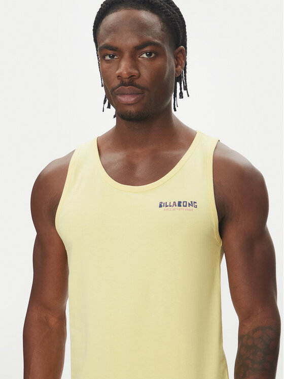Billabong Billabong Tank top Twin Peaks Premium Tk 24A451505 Kollane Muscle Fit