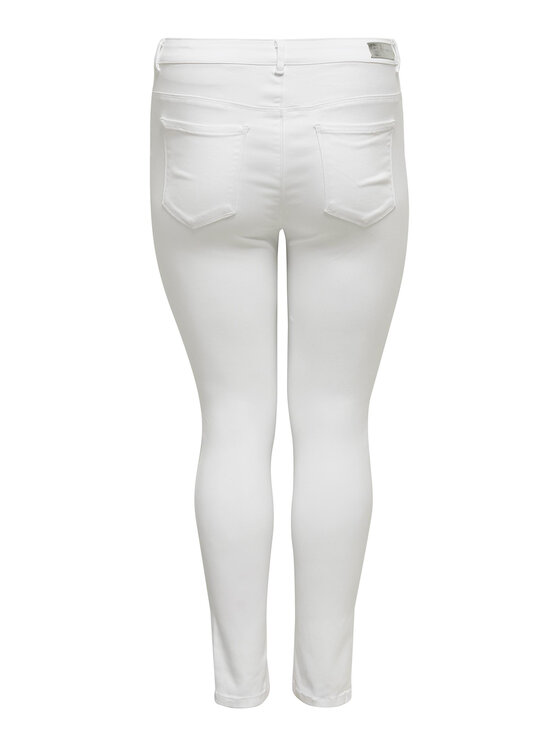 ONLY Carmakoma ONLY Carmakoma Jeans 15197368 Weiß Skinny Fit