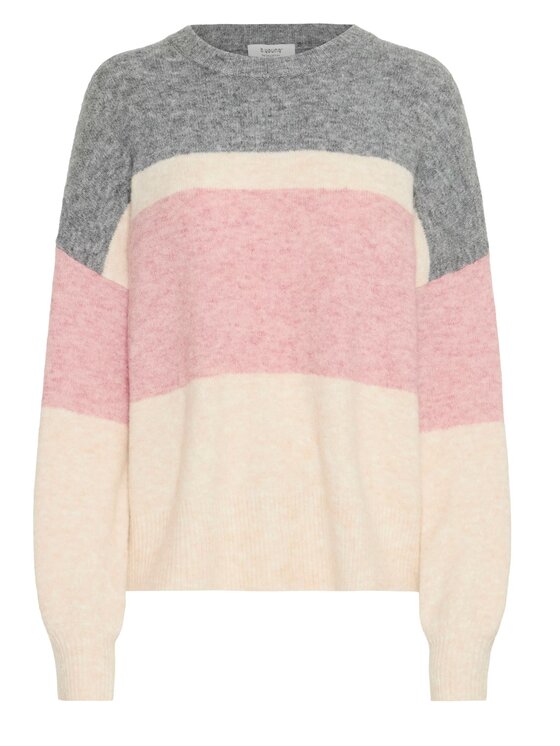 b.young b.young Πουλόβερ Maglia byomea oneck Ροζ Regular Fit