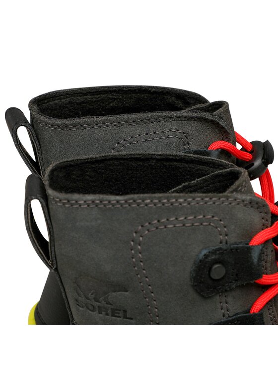 Sorel Sorel Čizme za snijeg Youth Sorel Explorer Lace Wp NY4897-093 Crna