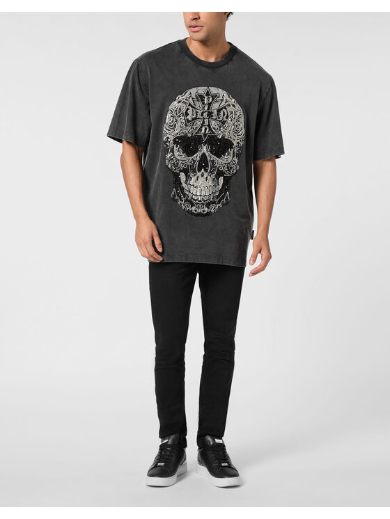 PHILIPP PLEIN PHILIPP PLEIN T-Shirt 26269 Czarny Regular Fit